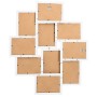 Collage photo frame for 10x(13x18 cm) white MDF photo by vidaXL, Photo frames - Ref: Foro24-332781, Price: 35,30 €, Discount: %