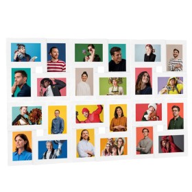 Collage photo frame for 24x(10x15 cm) white MDF photo by vidaXL, Photo frames - Ref: Foro24-332788, Price: 64,59 €, Discount: %