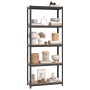 5-level shelf, 3 units, anthracite gray, made of steel and plywood by vidaXL, Industrial shelving - Ref: Foro24-152859, Price...