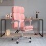 Pink synthetic leather reclining office chair by vidaXL, Office chairs - Ref: Foro24-349633, Price: 137,60 €, Discount: %