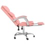 Pink synthetic leather reclining office chair by vidaXL, Office chairs - Ref: Foro24-349633, Price: 136,99 €, Discount: %