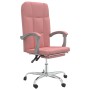 Pink synthetic leather reclining office chair by vidaXL, Office chairs - Ref: Foro24-349643, Price: 127,99 €, Discount: %