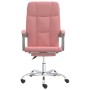 Pink synthetic leather reclining office chair by vidaXL, Office chairs - Ref: Foro24-349643, Price: 127,99 €, Discount: %