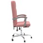 Pink synthetic leather reclining office chair by vidaXL, Office chairs - Ref: Foro24-349643, Price: 127,99 €, Discount: %