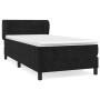 Cama box spring con colchón terciopelo negro 80x200 cm de vidaXL, Camas y somieres - Ref: Foro24-3127459, Precio: 279,13 €, D...