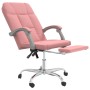 Pink synthetic leather reclining office chair by vidaXL, Office chairs - Ref: Foro24-349643, Price: 127,99 €, Discount: %