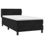 Cama box spring con colchón terciopelo negro 80x200 cm de vidaXL, Camas y somieres - Ref: Foro24-3127459, Precio: 279,13 €, D...