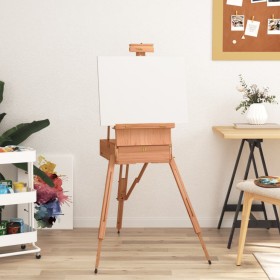 Solid beech wood painting easel 81x121x173 cm by vidaXL, Office easels - Ref: Foro24-30224, Price: 109,99 €, Discount: %