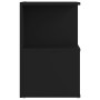 Mesita de noche madera contrachapada negro 35x35x55 cm de vidaXL, Mesitas de noche - Ref: Foro24-806348, Precio: 34,56 €, Des...