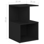 Mesita de noche madera contrachapada negro 35x35x55 cm de vidaXL, Mesitas de noche - Ref: Foro24-806348, Precio: 34,56 €, Des...