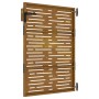 Puerta de jardín acero corten diseño cuadrado 85x150 cm de vidaXL, Puertas de jardín - Ref: Foro24-153247, Precio: 237,16 €, ...