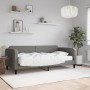 Sofa bed with dark gray fabric mattress 90x200 cm by vidaXL, Beds and slatted bases - Ref: Foro24-3196799, Price: 345,93 €, D...