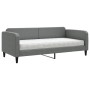 Sofa bed with dark gray fabric mattress 90x200 cm by vidaXL, Beds and slatted bases - Ref: Foro24-3196799, Price: 345,93 €, D...