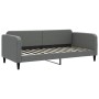 Sofa bed with dark gray fabric mattress 90x200 cm by vidaXL, Beds and slatted bases - Ref: Foro24-3196799, Price: 345,93 €, D...