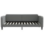 Sofa bed with dark gray fabric mattress 90x200 cm by vidaXL, Beds and slatted bases - Ref: Foro24-3196799, Price: 345,93 €, D...