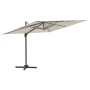 Hanging parasol with sand white aluminum pole 400x300cm by vidaXL, Umbrellas - Ref: Foro24-319912, Price: 203,24 €, Discount: %