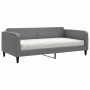 Sofá cama con colchón tela gris oscuro 100x200 cm de vidaXL, Camas y somieres - Ref: Foro24-3196804, Precio: 391,48 €, Descue...