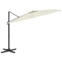 Hanging parasol with sand white aluminum pole 400x300cm by vidaXL, Umbrellas - Ref: Foro24-319912, Price: 203,24 €, Discount: %