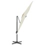 Hanging parasol with sand white aluminum pole 400x300cm by vidaXL, Umbrellas - Ref: Foro24-319912, Price: 203,24 €, Discount: %