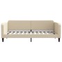 Sofá cama con colchón tela crema 90x200 cm de vidaXL, Camas y somieres - Ref: Foro24-3196802, Precio: 345,62 €, Descuento: %