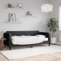 Sofá cama con colchón tela negro 80x200 cm de vidaXL, Camas y somieres - Ref: Foro24-3196795, Precio: 327,44 €, Descuento: %