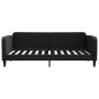 Sofá cama con colchón tela negro 90x200 cm de vidaXL, Camas y somieres - Ref: Foro24-3196800, Precio: 353,48 €, Descuento: %