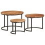 Stackable tables 3 pieces solid acacia wood by vidaXL, Coffee table - Ref: Foro24-353900, Price: 102,03 €, Discount: %