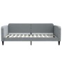 Sofa bed with light gray fabric mattress 100x200 cm by vidaXL, Beds and slatted bases - Ref: Foro24-3196803, Price: 348,90 €,...