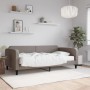 Sofa bed with taupe gray fabric mattress 100x200 cm by vidaXL, Beds and slatted bases - Ref: Foro24-3196806, Price: 386,61 €,...