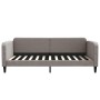 Sofa bed with taupe gray fabric mattress 100x200 cm by vidaXL, Beds and slatted bases - Ref: Foro24-3196806, Price: 386,61 €,...