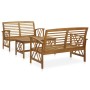 Juego de muebles de jardín 3 piezas madera maciza de acacia de vidaXL, Conjuntos de jardín - Ref: Foro24-3057984, Precio: 294...