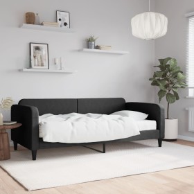 Sofa bed with black fabric mattress 90x190 cm by vidaXL, Beds and slatted bases - Ref: Foro24-3196810, Price: 334,99 €, Disco...