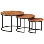 Stackable tables 3 pieces solid acacia wood by vidaXL, Coffee table - Ref: Foro24-353900, Price: 102,03 €, Discount: %