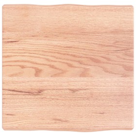 Tablero mesa madera tratada borde natural marrón 40x40x(2-4) cm de vidaXL, Tableros para mesas - Ref: Foro24-363927, Precio: ...