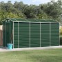 Cobertizo de jardín acero galvanizado verde 191x385x198 cm de vidaXL, Cobertizos - Ref: Foro24-3188234, Precio: 709,14 €, Des...