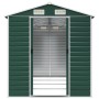 Cobertizo de jardín acero galvanizado verde 191x385x198 cm de vidaXL, Cobertizos - Ref: Foro24-3188234, Precio: 693,83 €, Des...