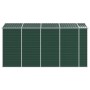 Cobertizo de jardín acero galvanizado verde 191x385x198 cm de vidaXL, Cobertizos - Ref: Foro24-3188234, Precio: 693,83 €, Des...