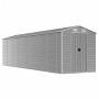 Cobertizo de jardín acero galvanizado gris claro 191x725x198 cm de vidaXL, Cobertizos - Ref: Foro24-3188249, Precio: 953,20 €...