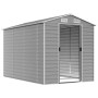 Cobertizo de jardín acero galvanizado gris claro 191x300x198 cm de vidaXL, Cobertizos - Ref: Foro24-3188244, Precio: 472,26 €...