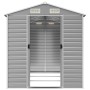 Cobertizo de jardín acero galvanizado gris claro 191x300x198 cm de vidaXL, Cobertizos - Ref: Foro24-3188244, Precio: 472,26 €...