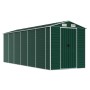 Cobertizo de jardín acero galvanizado verde 191x555x198 cm de vidaXL, Cobertizos - Ref: Foro24-3188236, Precio: 984,38 €, Des...