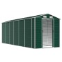 Cobertizo de jardín acero galvanizado verde 191x555x198 cm de vidaXL, Cobertizos - Ref: Foro24-3188236, Precio: 984,38 €, Des...