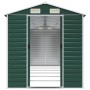 Cobertizo de jardín acero galvanizado verde 191x555x198 cm de vidaXL, Cobertizos - Ref: Foro24-3188236, Precio: 1,00 €, Descu...