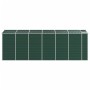 Cobertizo de jardín acero galvanizado verde 191x555x198 cm de vidaXL, Cobertizos - Ref: Foro24-3188236, Precio: 984,38 €, Des...