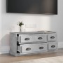 Mueble de TV madera contrachapada gris hormigón 100x35,5x45 cm de vidaXL, Muebles TV - Ref: Foro24-816452, Precio: 89,06 €, D...