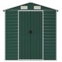 Green galvanized steel garden shed 191x725x198 cm by vidaXL, Sheds - Ref: Foro24-3188238, Price: 1,00 €, Discount: %