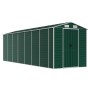 Cobertizo de jardín acero galvanizado verde 191x640x198 cm de vidaXL, Cobertizos - Ref: Foro24-3188237, Precio: 1,00 €, Descu...