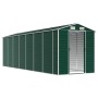 Cobertizo de jardín acero galvanizado verde 191x640x198 cm de vidaXL, Cobertizos - Ref: Foro24-3188237, Precio: 1,00 €, Descu...