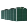 Cobertizo de jardín acero galvanizado verde 191x640x198 cm de vidaXL, Cobertizos - Ref: Foro24-3188237, Precio: 1,00 €, Descu...