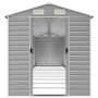 Garden shed light gray galvanized steel 191x895x198 cm by vidaXL, Sheds - Ref: Foro24-3188251, Price: 1,00 €, Discount: %